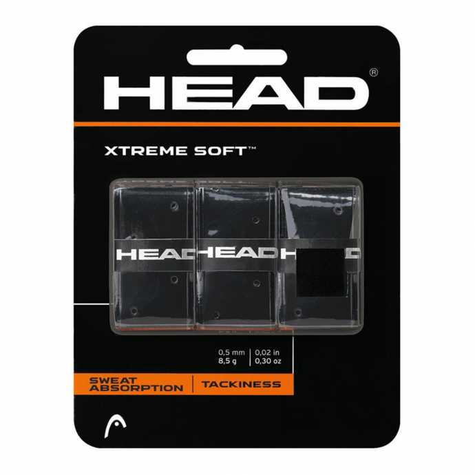 Обмотки HEAD Xtreme Soft 3шт Цвет Черный 285104-BK