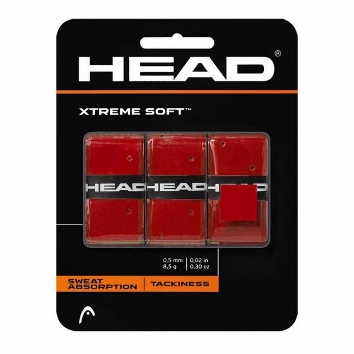 Обмотки HEAD Xtreme Soft 3шт Цвет Красный 285104-RD