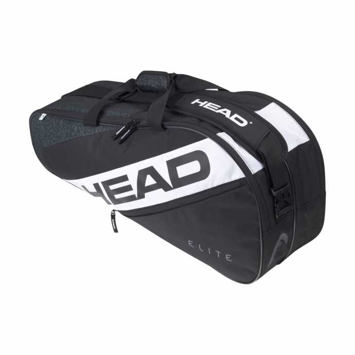 Сумка HEAD Elite 6R Цвет Черный/Белый 283642-BKWH
