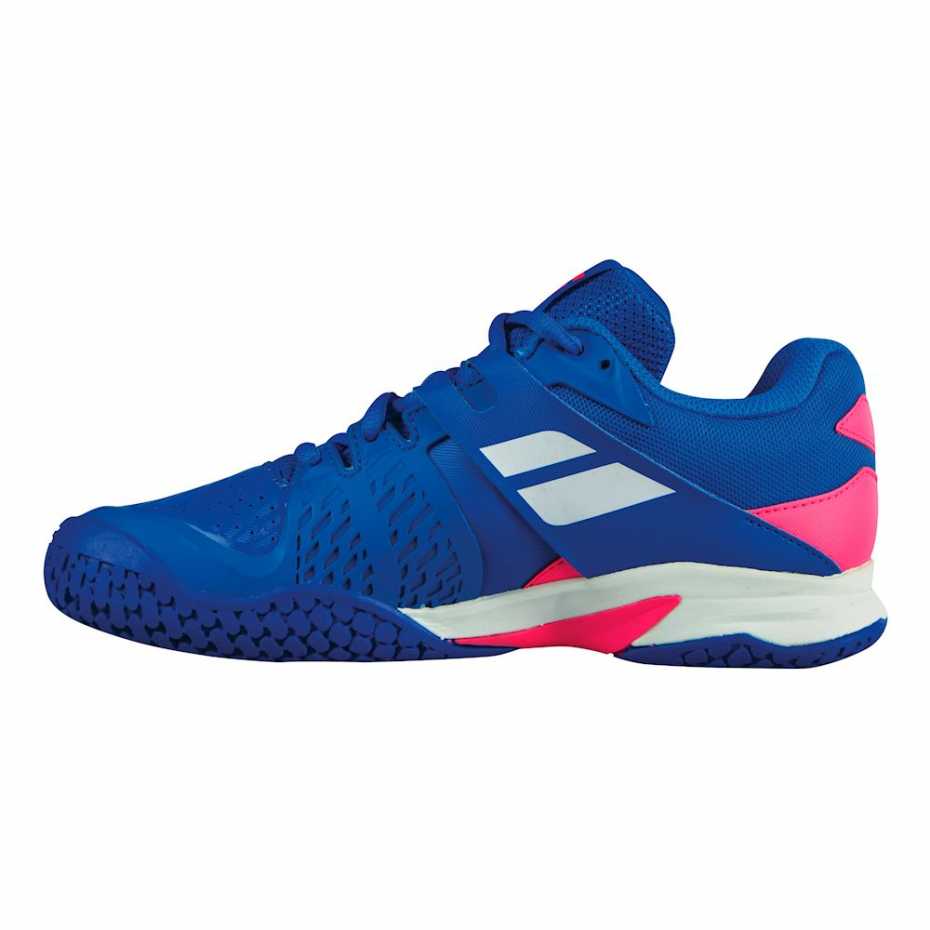 Детские кроссовки Babolat Propulse All court (36 - 40) Цвет Королевский синий/Фанданго розовый 33S18478-4027