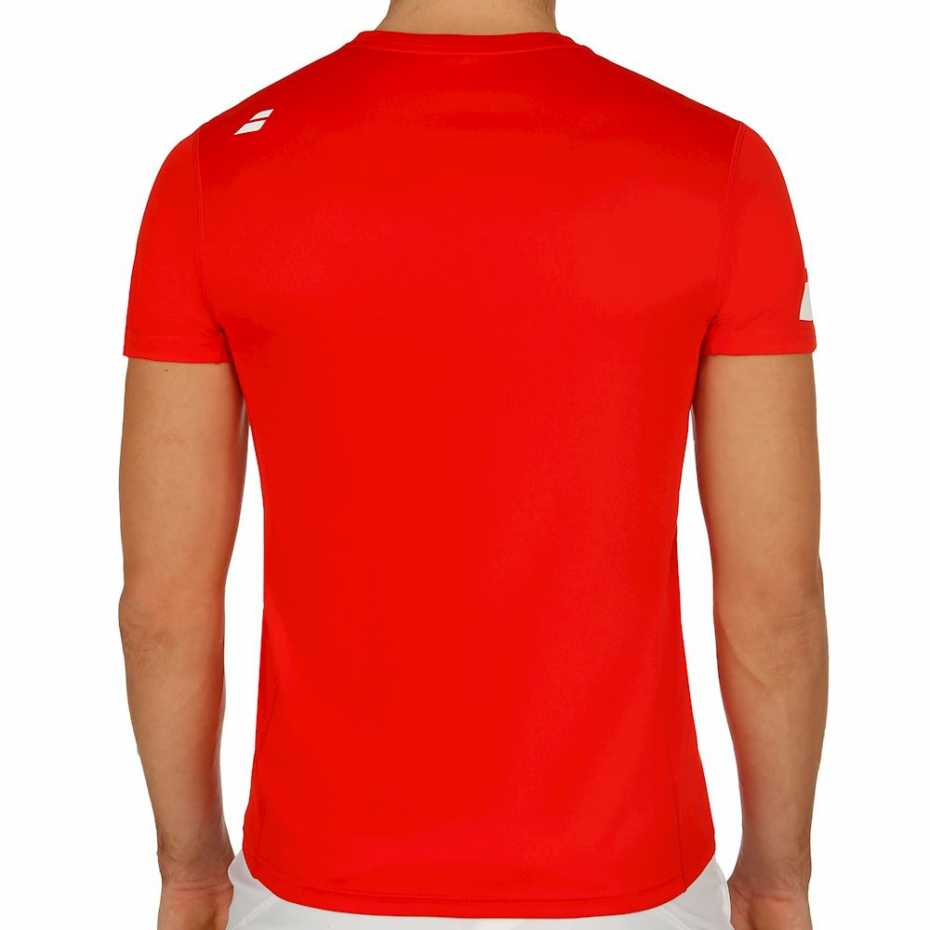 Мужская футболка Babolat Core Flag Club 2018 Цвет Флуоресцентно розовый 3MS18011-5004 Мужская футболка Babolat Core Flag Club 2018 Цвет Флуоресцентно розовый 3MS18011-5004