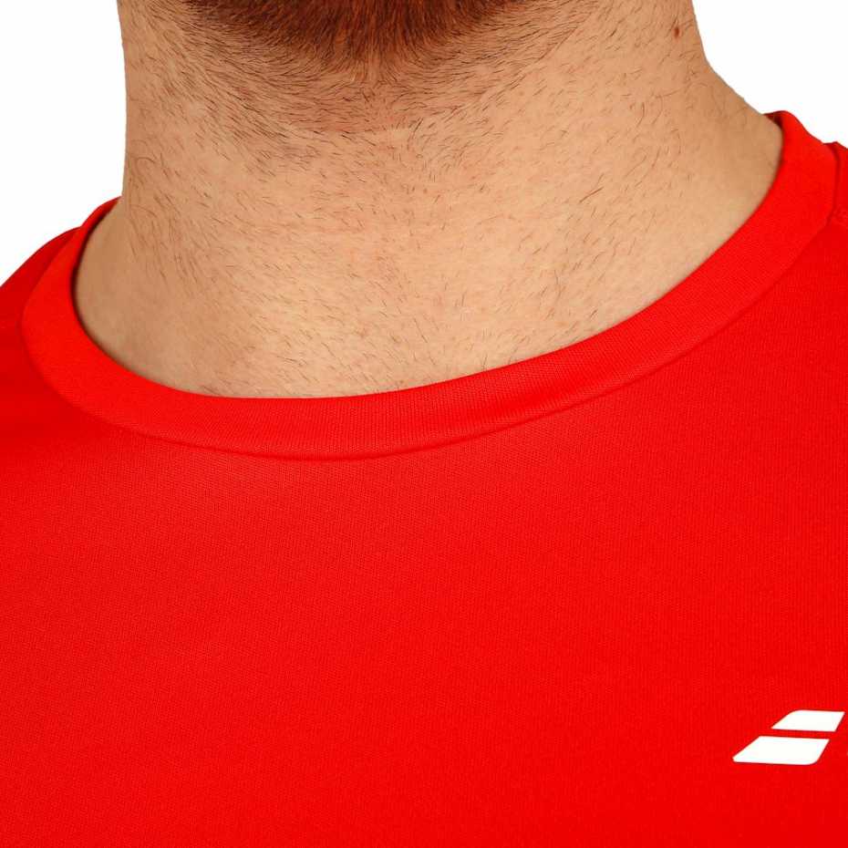 Мужская футболка Babolat Core Flag Club 2018 Цвет Флуоресцентно розовый 3MS18011-5004 Мужская футболка Babolat Core Flag Club 2018 Цвет Флуоресцентно розовый 3MS18011-5004