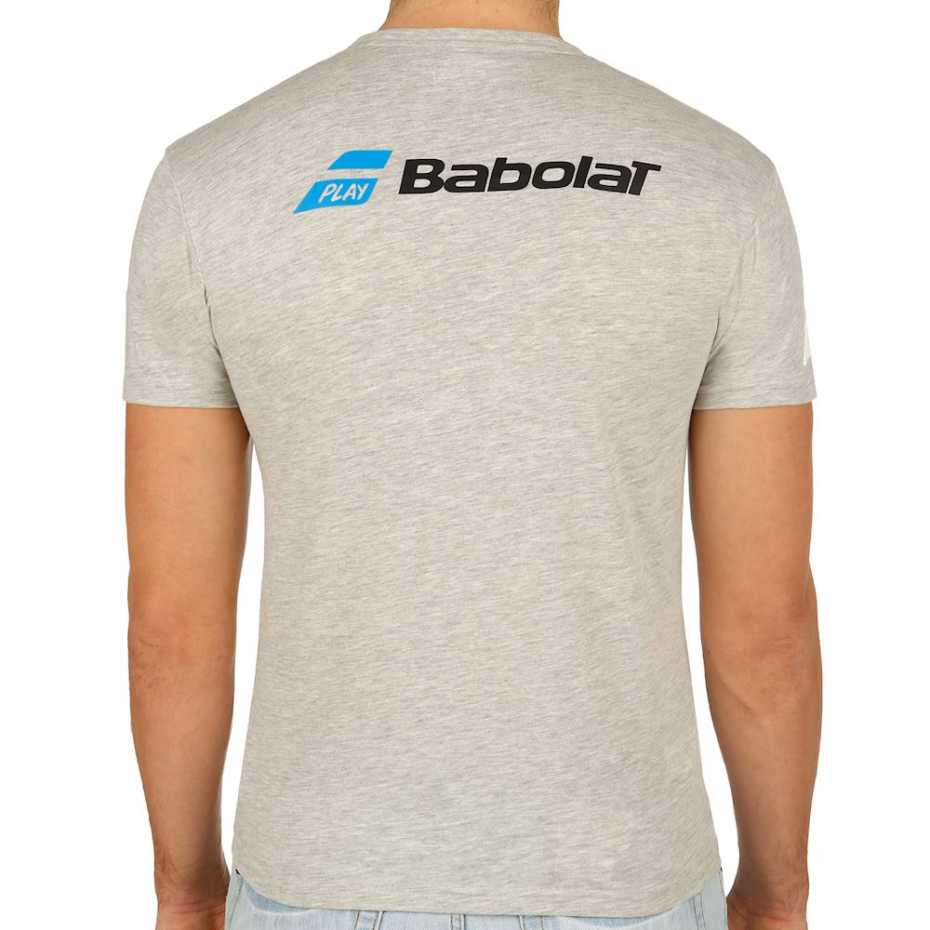 Мужская футболка Babolat Core 2018 Цвет Меланж серый 3MS18014-3002