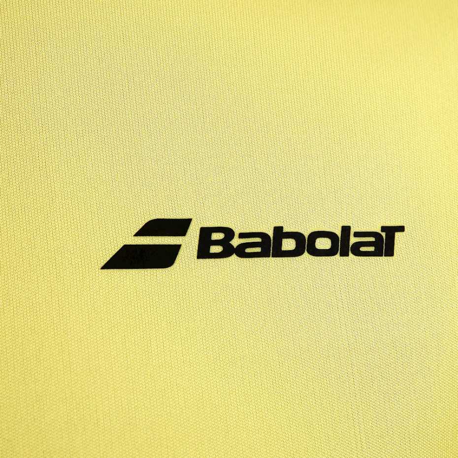 Футболка для мальчика Babolat Crew Neck Perf 2019 Цвет Темно желтый/ Черный 2BS19011-7006