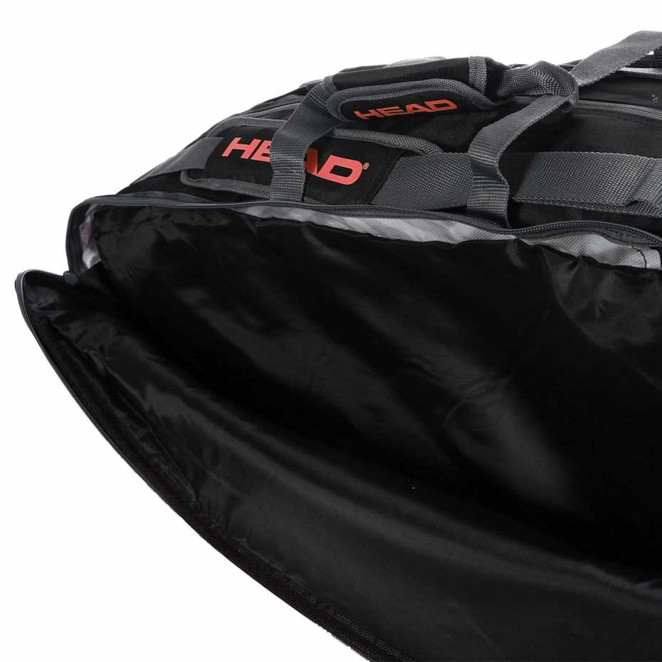 Сумка HEAD Base L Черный/Оранжевый 261303 Сумка HEAD Base L Черный/Оранжевый 261303