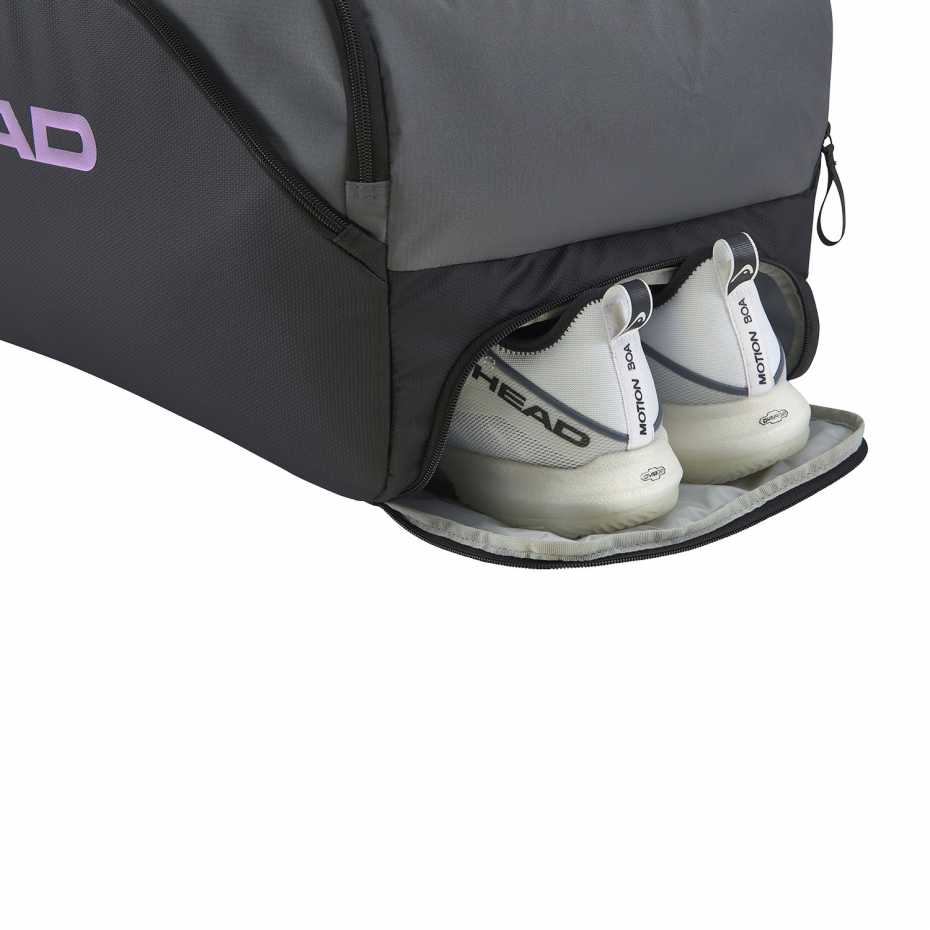 Сумка HEAD Coello Pro X Padel Duffle L Черный/Серый 260135