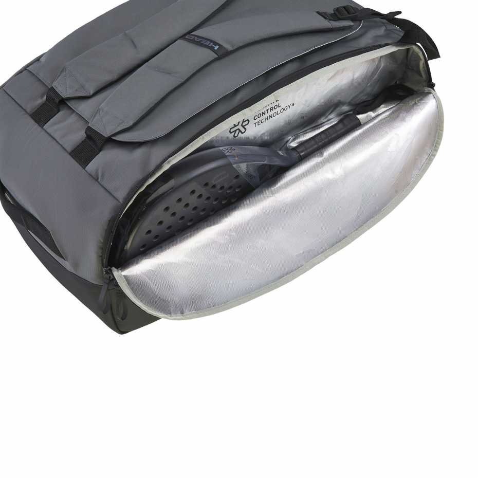 Сумка HEAD Coello Pro X Padel Duffle L Черный/Серый 260135
