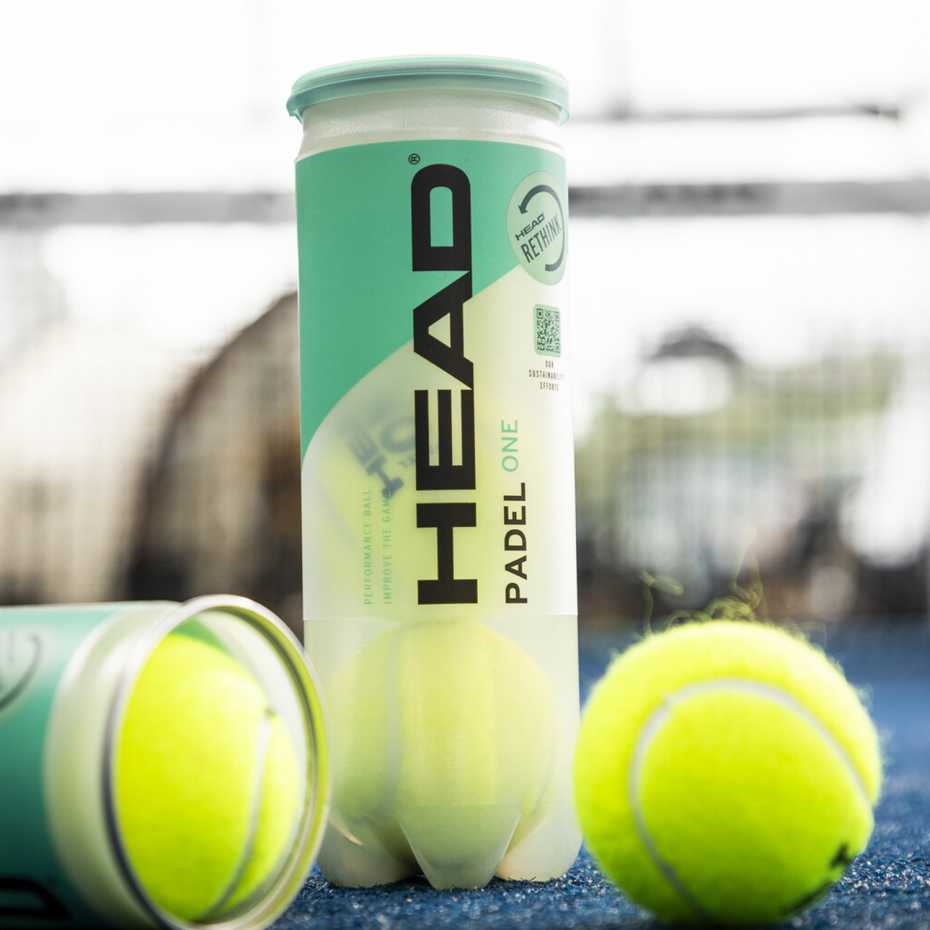 HEAD Padel One S 3шт коробка 72 мяча 575383