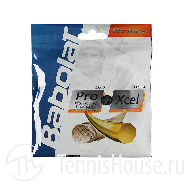 Babolat Гибрид Pro Hurricane Tour 125 + Xcel 130 281032