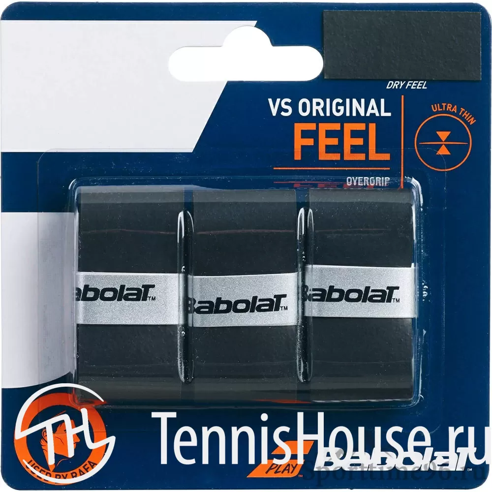 Обмотки Babolat VS Original 3шт Цвет Чёрный 653040105