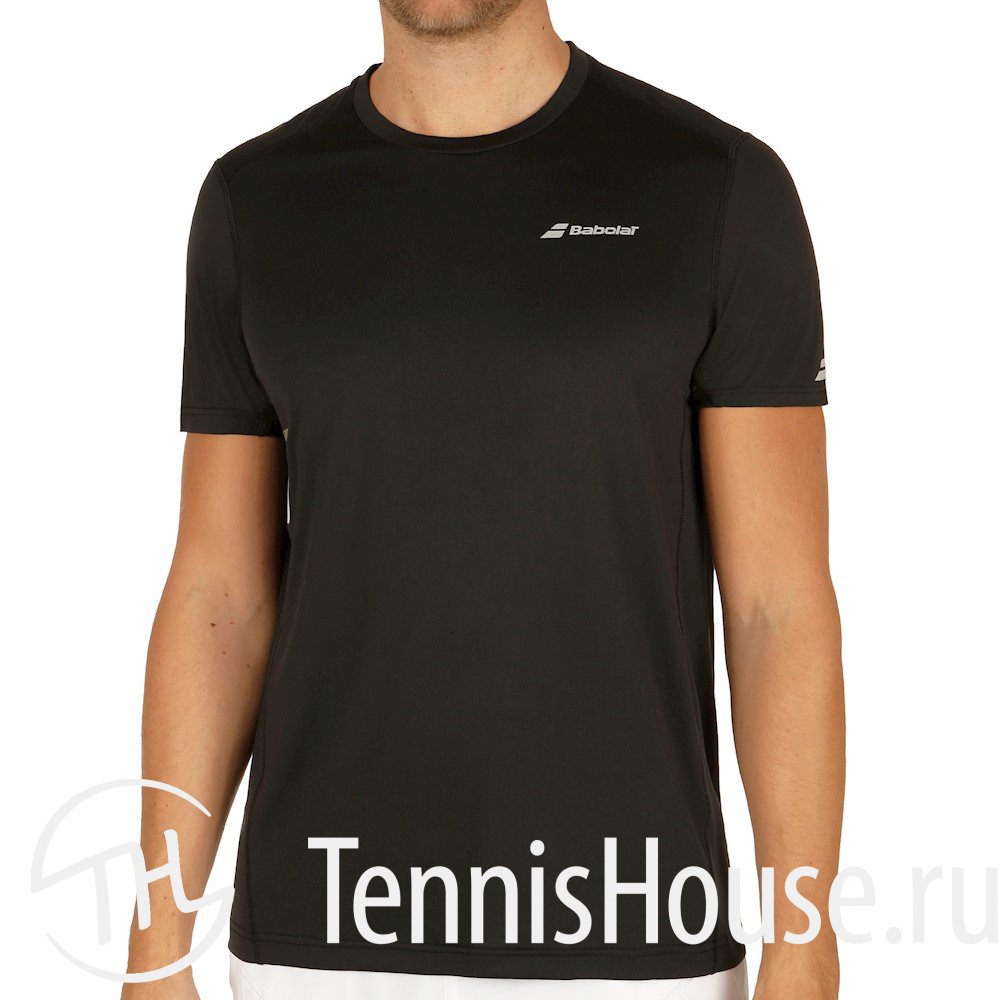 Мужская футболка Babolat Core Flag Club Цвет Черный 3MS17011-105