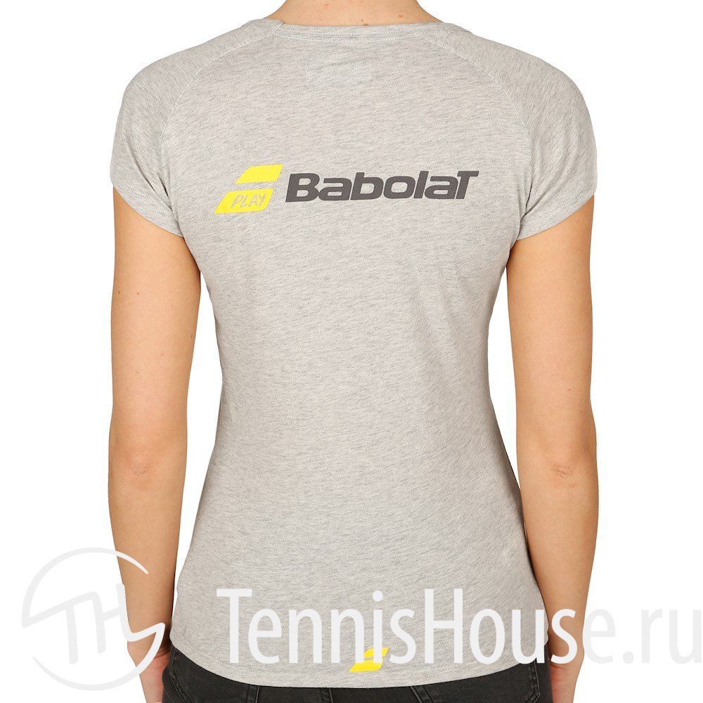 Женская футболка Babolat Core Цвет Серый 3WS17012-107