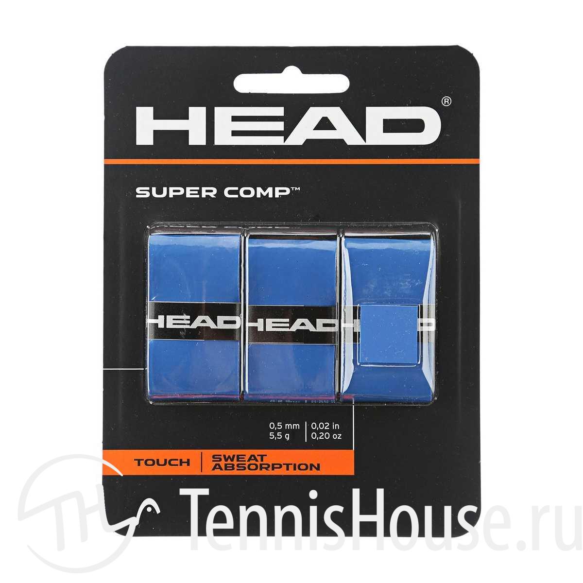 Обмотки HEAD Super Comp 3шт Цвет Синий 285088-BL