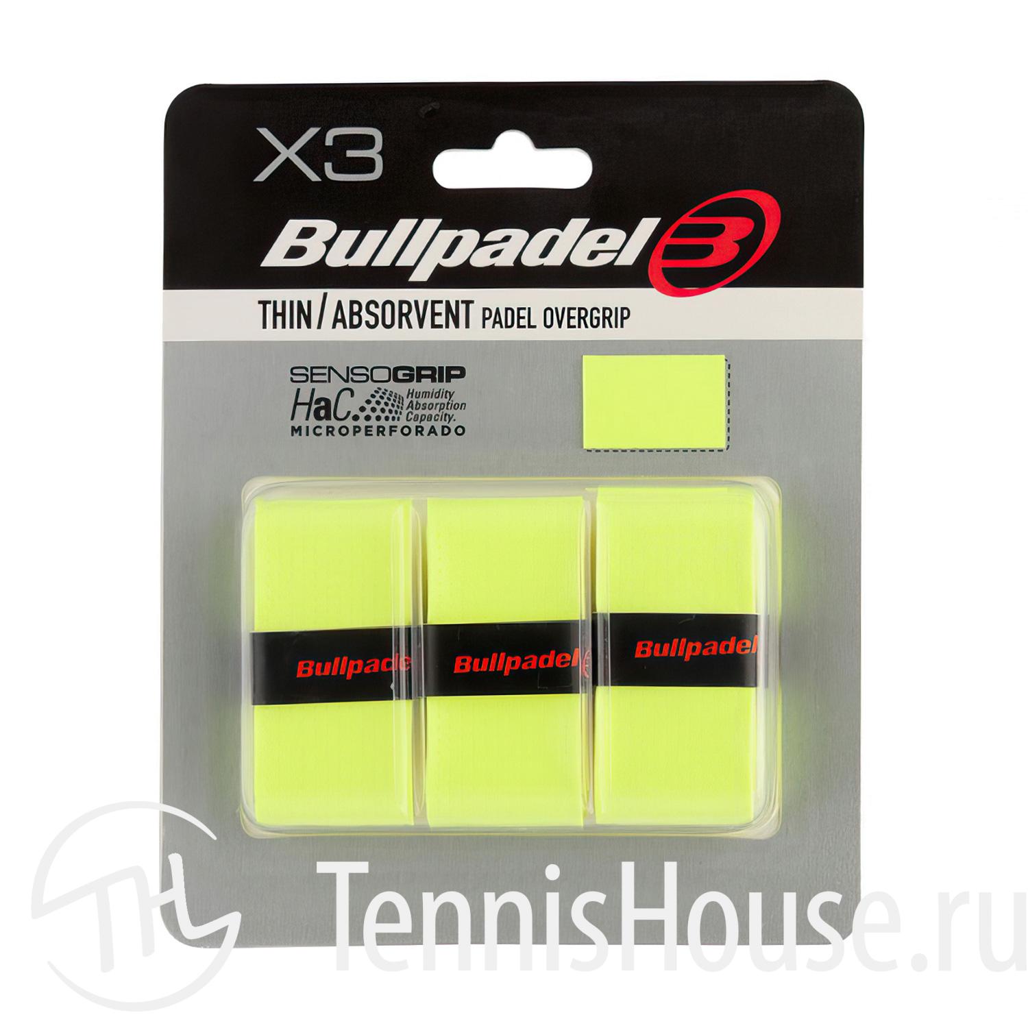 Обмотки Bullpadel GB-1705 3шт 471953 Обмотки Bullpadel GB-1705 3шт 471953