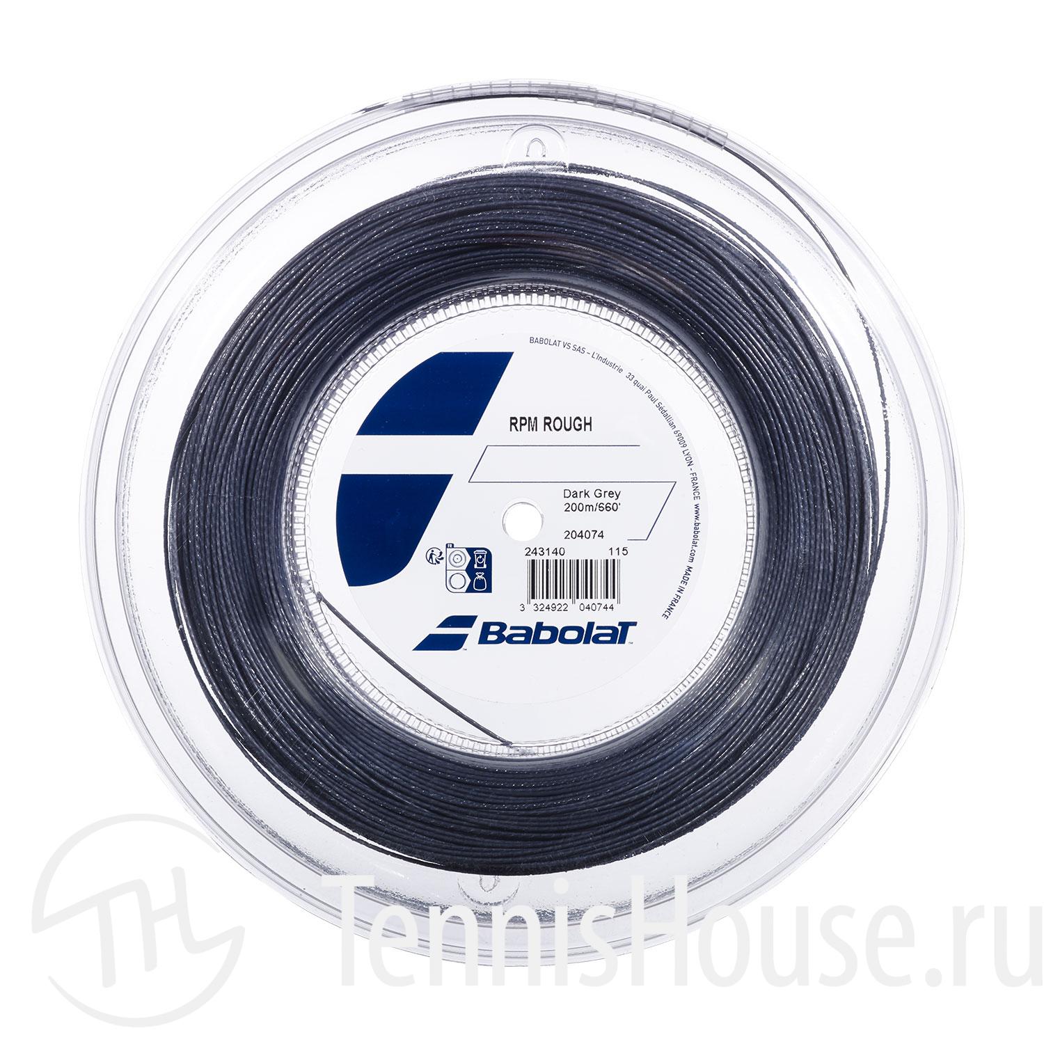 Babolat RPM Blast Rough (нарезка) Цвет Темно-серый 241136115 Babolat RPM Blast Rough (нарезка) Цвет Темно-серый 241136115